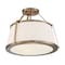Nuvo Fixture, Semi Flush, 3-Lght, Incandescent, 60W, 120V, A19, Medium Base, Length: 15.50 60/6997 - alternate 2